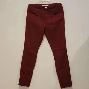 Blue Topaz Skinny Jeans Burgundy Size 9/10